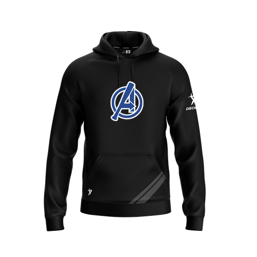 [CUS-DFW-SUHOOD-FLC-LSL-BLK-YXS-LOGO2] Summit Hoodie (Youth XS, Black, Logo 2)