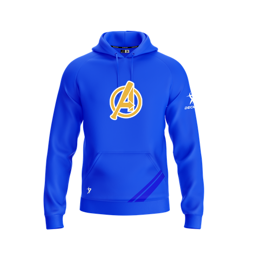 [FOLHSMRY-YXS-LOGO3] Decker Summit Hoodie (Youth XS, Royal, Logo 3)