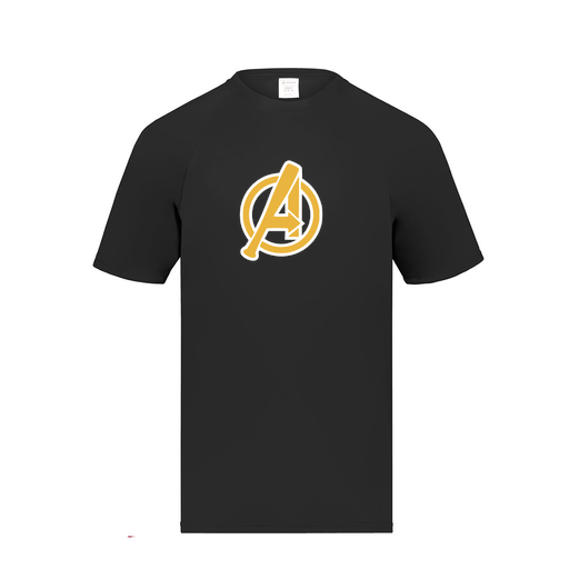 [2790.080.S-LOGO3] Men's Smooth Sport T-Shirt (Adult S, Black, Logo 3)