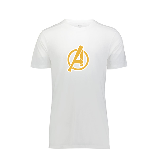 [FTSCUBWH-YS-LOGO3] Decker Youth Tri-Blend T-Shirt - Short Sleeve (Youth S, White, Logo 3)