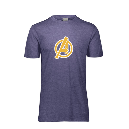 [3066.U22.S-LOGO3] Youth Ultra-blend T-Shirt (Youth S, Navy, Logo 3)