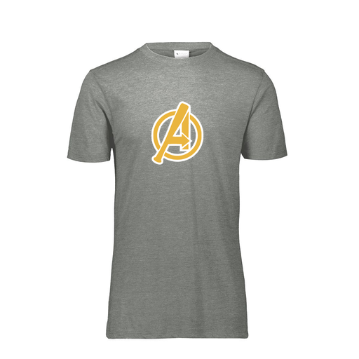 [3066.013.S-LOGO3] Youth Ultra-blend T-Shirt (Youth S, Gray, Logo 3)