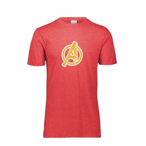 [3066.V96.S-LOGO3] Youth Ultra-blend T-Shirt (Youth S, Red, Logo 3)