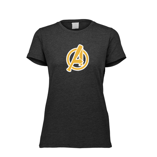 [FTSCUBBK-FAXS-LOGO3] Decker Women's Tri-Blend T-Shirt - Short Sleeve (Female Adult XS, Black, Logo 3)