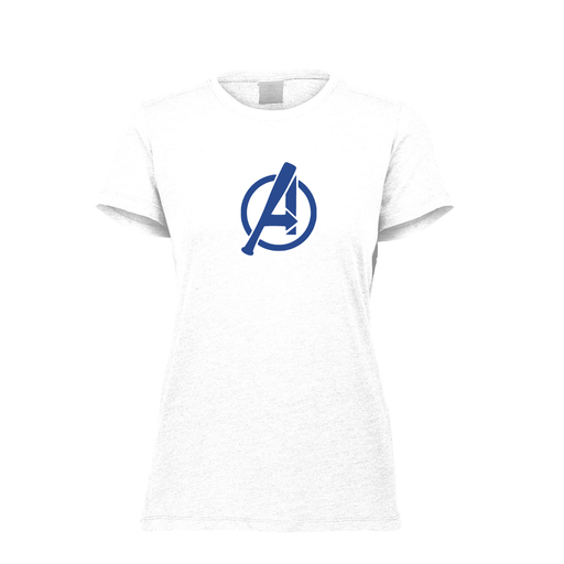 [FTSCUBWH-FAXS-LOGO2] Decker Women's Tri-Blend T-Shirt - Short Sleeve (Female Adult XS, White, Logo 2)