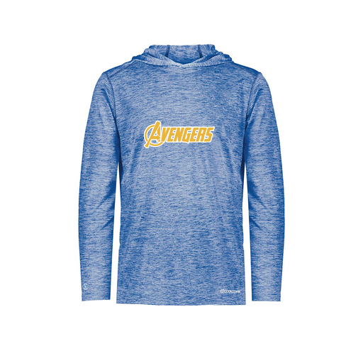 [FOLHCGRY-AS-LOGO1] Decker Men's Charge Hoodie (Adult S, Royal, Logo 1)