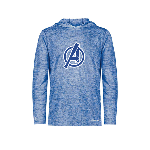 [FOLHCGRY-AS-LOGO2] Decker Men's Charge Hoodie (Adult S, Royal, Logo 2)