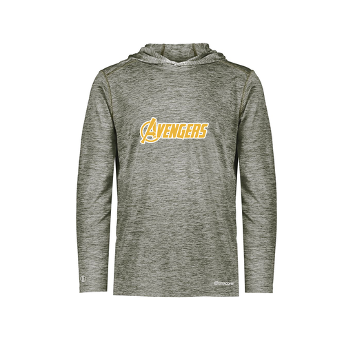 [FOLHCGGY-AS-LOGO1] Decker Men's Charge Hoodie (Adult S, Gray, Logo 1)