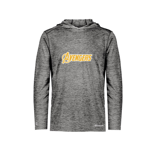 [CUS-DFW-CHGHOOD-PER-LSL-BLK-YS-LOGO1] Youth Charge Hoodie (Youth S, Black, Logo 1)