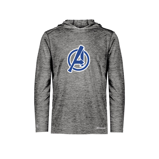 [FOLHCGBK-YS-LOGO2] Decker Youth Charge Hoodie (Youth S, Black, Logo 2)