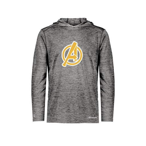 [FOLHCGBK-YS-LOGO3] Decker Youth Charge Hoodie (Youth S, Black, Logo 3)