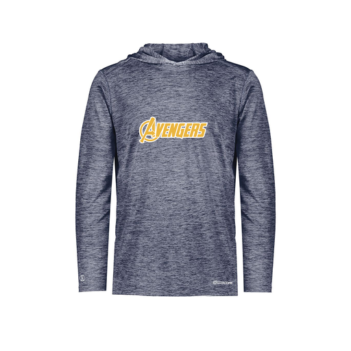 [CUS-DFW-CHGHOOD-PER-LSL-NVY-YS-LOGO1] Youth Charge Hoodie (Youth S, Navy, Logo 1)