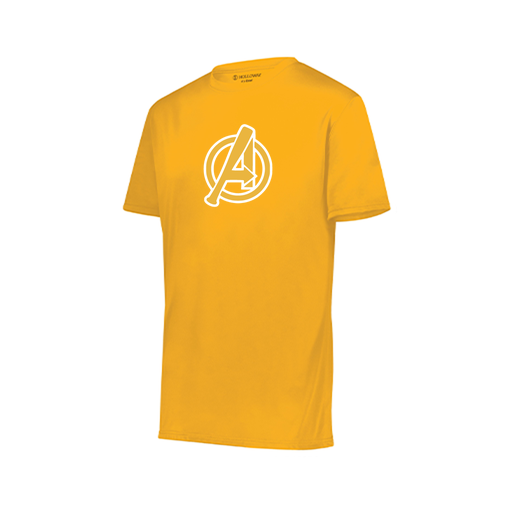 [222818.025.S-LOGO3] Men's Movement Dri Fit Shirt (Adult S, Athletic Gold, Logo 3)
